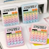 12-Digit Dual-Power Desktop Calculator | Solar + Battery, Large Display