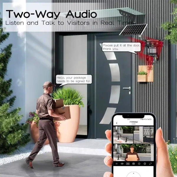 V380 Panoramic 360° Wireless WiFi / 4G Security Camera | Smart CCTV with Night Vision, Motion Detection, Two-Way Audio & Cloud Storage