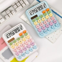 12-Digit Dual-Power Desktop Calculator | Solar + Battery, Large Display