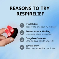 Nasal Therapy Device for Sinusitis & Cold Relief – Red‑Light, USB Rechargeable, Easy Use