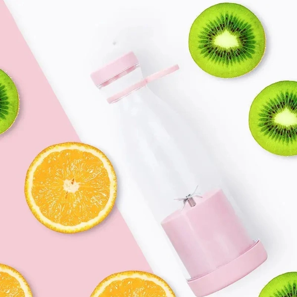 Portable Blender, USB Rechargeable Mini Juicer Blender, Electric Juicer Bottle Blender Grinder Mixer, Personal Size Blender for Juices, Shakes and Smoothies, Fruit Juicer Machine (Multi)