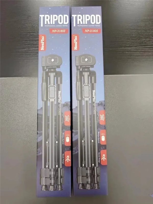 NeePho 3180S Aluminum Tripod – 136 cm Heavy-Duty Professional Camera Stand