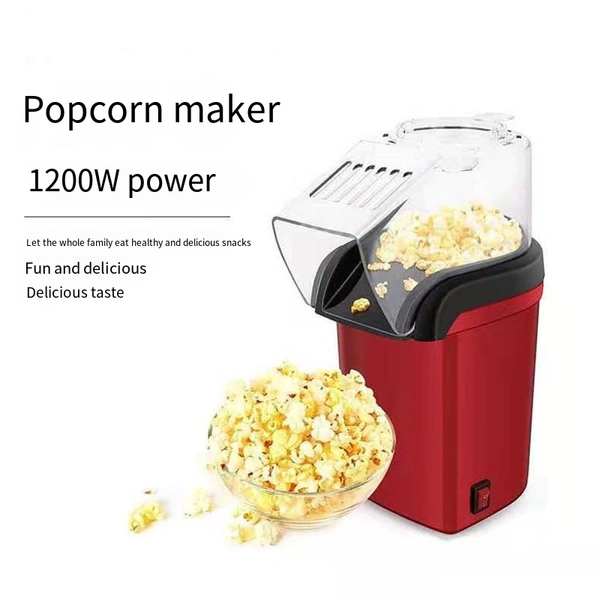 Automatic Mini Popcorn Machine – Portable Hot Air Popcorn Maker for Home