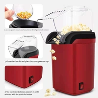 Automatic Mini Popcorn Machine – Portable Hot Air Popcorn Maker for Home