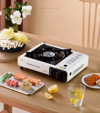 Portable Outdoor Gas Stove for Camping & Mountaineering – Compact Butane Burner with Foldable Legs