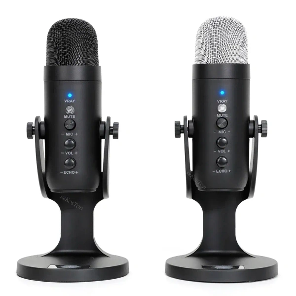 Professional Studio USB Condenser Microphone – Plug & Play for Gaming, Streaming, Podcasting & Music Recording