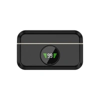 Fitgear Magnetic Wireless Lavalier Microphone – 2.4GHz Dual Clip-On Mic with Noise Reduction & Digital Display