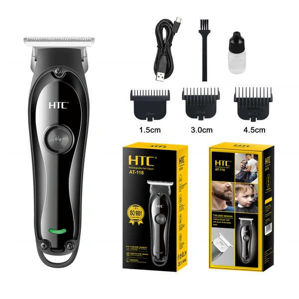 AT-118 Home Use Hair Trimmer for men - Professional Precision, Cordless, Rechargeable, for Men & Women