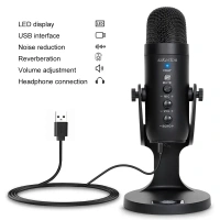 Professional Studio USB Condenser Microphone – Plug & Play for Gaming, Streaming, Podcasting & Music Recording