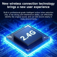 Fitgear FG-X9 Dual 2.4 GHz Wireless Lavalier Microphone – Noise-Cancelling, 2 Mics + Receiver