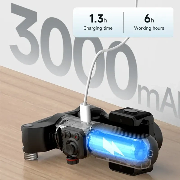 M03 Intelligent AI Face Tracking Gimbal Stabilizer – 3-Axis Anti-Shake with Wireless Microphone & Fill Light