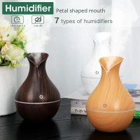 Ultrasonic Aroma Humidifier with Color-Changing LED – 200ml Cool Mist, 110g, DC 5V