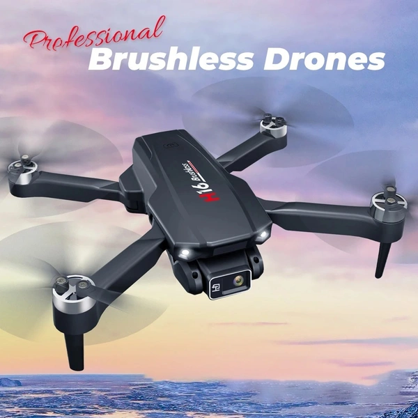 Drones H16 Professional  RC Brushless Drone Camera HD Wifi Fpv Photography Foldable Quadcopter  DUEL BATTERY DUEL CAMERA