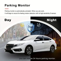 D30 Max 3-Camera Car Dash Cam with mic | Full HD 1080P, Night Vision, Car DVR with Parking Monitor