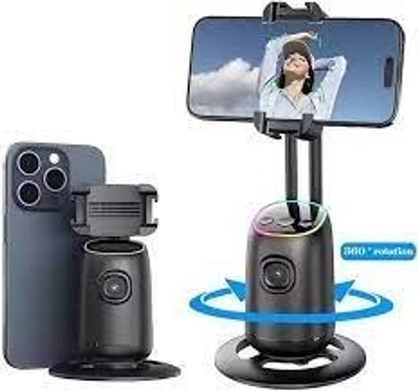 RETRACK P05 AI Auto Face Tracking Smart 360 Rotation Selfie Gimbal Stabilizer Cold Shoe Tripod
