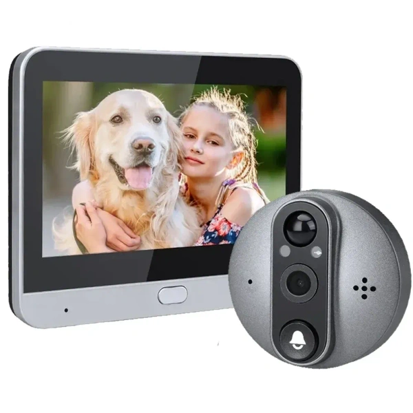 HD Night Vision WiFi Smart Video Doorbell | Anti-Theft Camera with 2-Way Intercom & Motion Detection