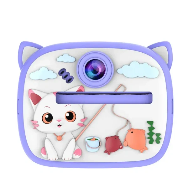 Kids Instant-Print Video Camera with MP3 — 1080p Fun Print Camera for Children