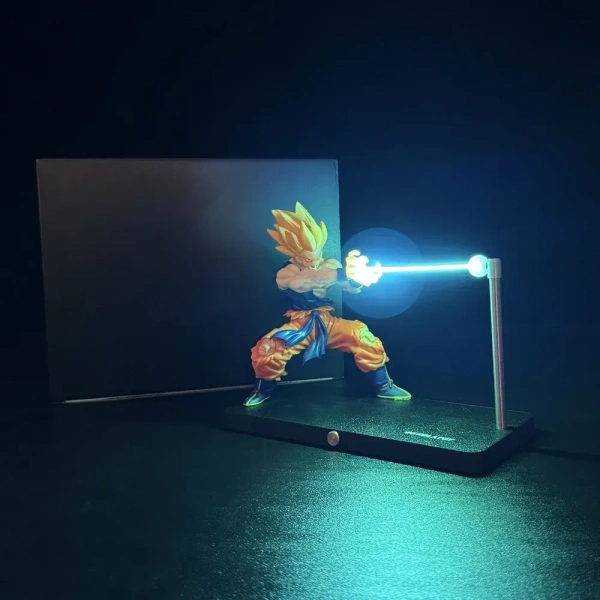 Anime Dragon Ball Goku Saiyan LED Figure Lamp | Magnetic Induction Touch Control Light