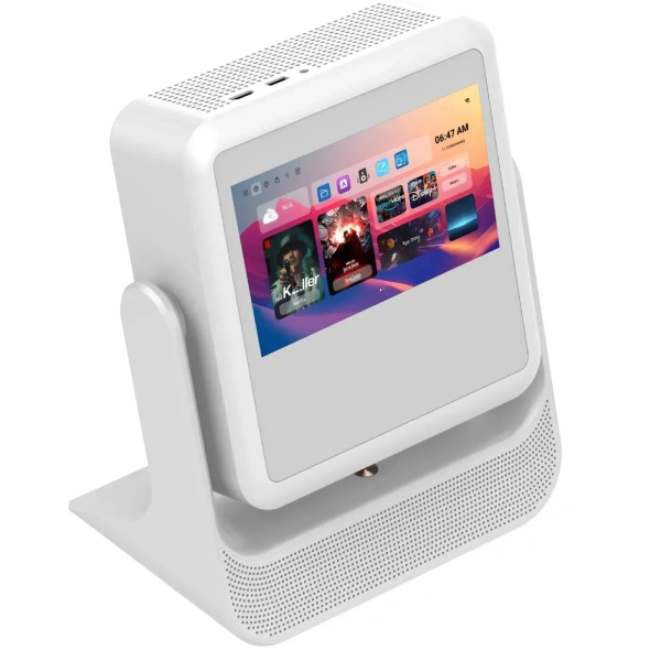 A2PRO 4K Smart Portable Projector | Android TV, Dual-Screen, WiFi & Bluetooth Mini Home Cinema | 84 inch screen Free