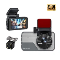 Y06 4K | 4K WiFi Dual Lens Dash Cam – Front & Rear Car DVR Camera with Night Vision, Loop Recording, G-Sensor & Parking Mode