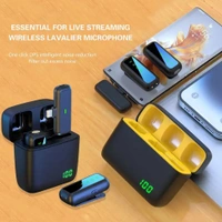 SX6 Wireless Lavalier Microphone – 2.4G Transmission | Noise Cancelling | Clip-On Mic | Plug & Play | Long Battery Life