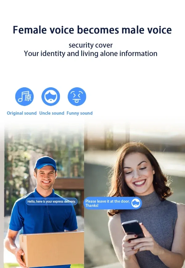 M15 2.4G Wi-Fi Video Doorbell – 1080P HD, Wide-Angle, Two-Way Audio, Night Vision, Tuya Smart Control