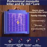 Electric Mosquito Killer Lamp | USB Insect Trap, Safe & Silent Bug Zapper for Home & Outdoor - 10 Pieces