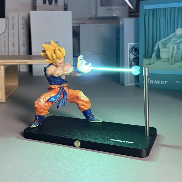 Anime Dragon Ball Goku Saiyan LED Figure Lamp | Magnetic Induction Touch Control Light
