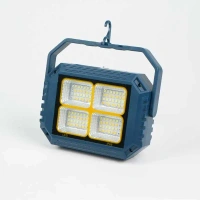 MZ Solar light M277 30W Solar LED Flashlight – Portable Emergency Lighting System with 104 SMD White/Yellow LEDs, 2400mAh Battery