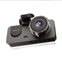Y15 | 3-Lens Car Dash Cam | Front, Rear & Inside Camera | Full HD Night Vision, G-Sensor, Loop Recording & Parking Mode
