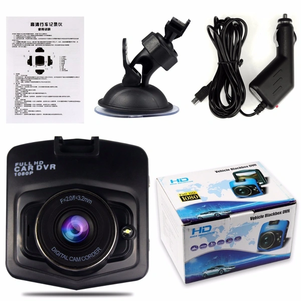 V300 Dash Cam for Cars – Full HD Front DVR Camera, G-Sensor, Night Vision