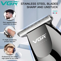 VGR V-030 Electric Hair Clipper – Precision T-Blade, Rechargeable Cordless Trimmer with LED Indicators