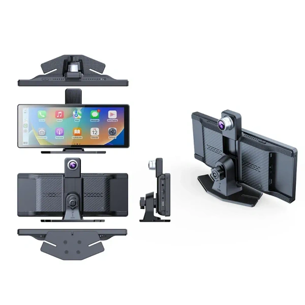 H19 Plus 10.26″ Portable CarPlay & Android Auto Screen | 256GB Support, HD Touch Display, Dash Cam & Bluetooth | 6 month waranty