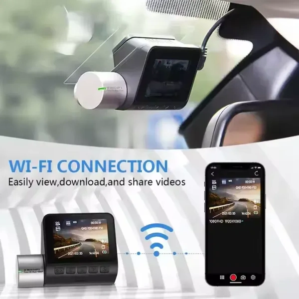 V50 Dual Channel Dash Cam Front & Rear | GPS, 512GB Support, Night Vision, Parking Monitor | 6 month waranty