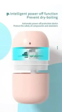 220 ml Mini Portable Cool-Mist Ultrasonic Humidifier – USB Powered Night-Light Aroma Diffuser