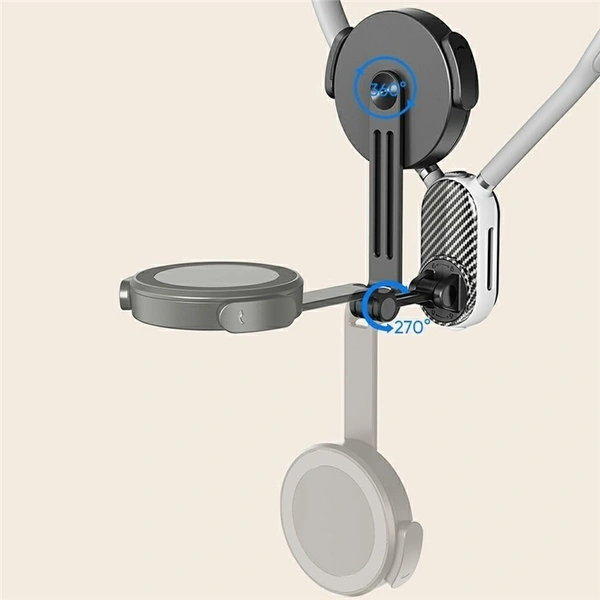 Magnetic Neck Phone Holder | Flexible Hands-Free Mobile Stand for Travel & Home Use