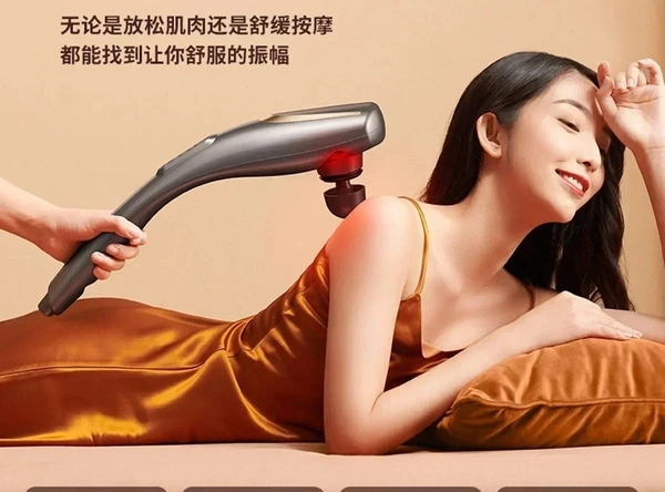 Dolphin Massager Gun – Handheld Percussion Therapy for Neck, Back & Shoulder Pain Relief