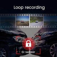 P85 Dual-Lens 2K 4G Dashcam – Front & Rear Recording, WiFi, GPS, Night Vision, Loop Recording | 6 month waranty