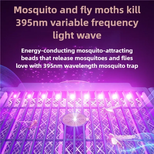 Electric Mosquito Killer Lamp | USB Insect Trap, Safe & Silent Bug Zapper for Home & Outdoor - 10 Pieces