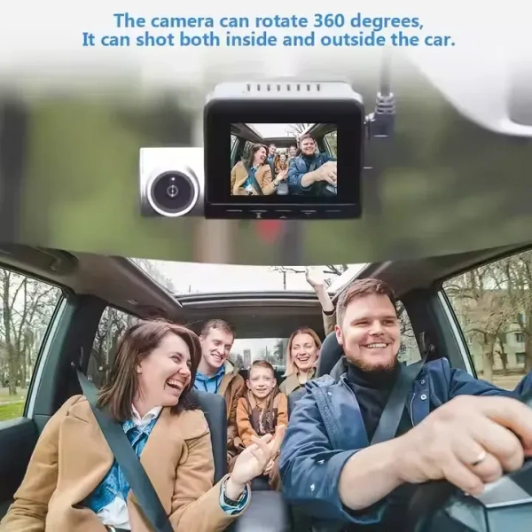 V50 Dual Channel Dash Cam Front & Rear | GPS, 512GB Support, Night Vision, Parking Monitor | 6 month waranty