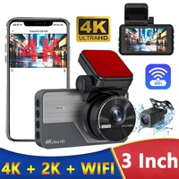 Y06 4K | 4K WiFi Dual Lens Dash Cam – Front & Rear Car DVR Camera with Night Vision, Loop Recording, G-Sensor & Parking Mode