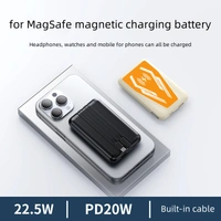 2025 Magnetic Wireless Power Bank 10000mAh – Fast Charging with PD 22.5W Support | 6 Month warranty