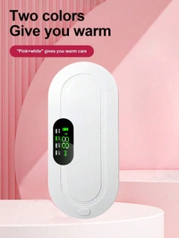 Abdominal Massager Belt with Heating & Vibration – Pain Relief for Cramps, Bloating & Wellness