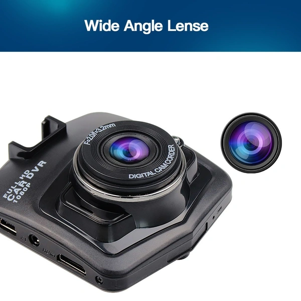 V300 Dash Cam for Cars – Full HD Front DVR Camera, G-Sensor, Night Vision