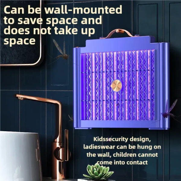 Electric Mosquito Killer Lamp | USB Insect Trap, Safe & Silent Bug Zapper for Home & Outdoor - 10 Pieces