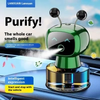 Smart Robotic Car Air Freshener | Auto Air-Quality Activated Scent Sprayer