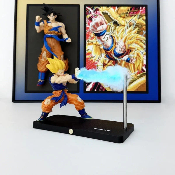 Anime Dragon Ball Goku Saiyan LED Figure Lamp | Magnetic Induction Touch Control Light