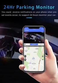 T2 4G WiFi GPS Dual Car Dash Cam – LTE, Night Vision, G-Sensor & Front + Inside Recording | 6 month waranty