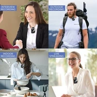 Dual Wireless Microphone K205 | Noise Reduction | 2.4GHz Ultra-Compact Mic for DSLR & Mobile | 20m Range | Plug & Play