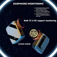 Dual Wireless Microphone K205 | Noise Reduction | 2.4GHz Ultra-Compact Mic for DSLR & Mobile | 20m Range | Plug & Play